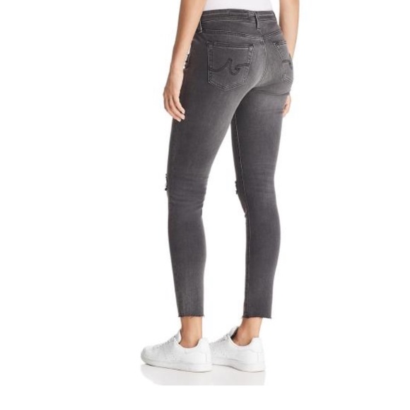 Adriano Goldschmied Skinny Destroyed Ankle Jeans - Picture 3 of 16